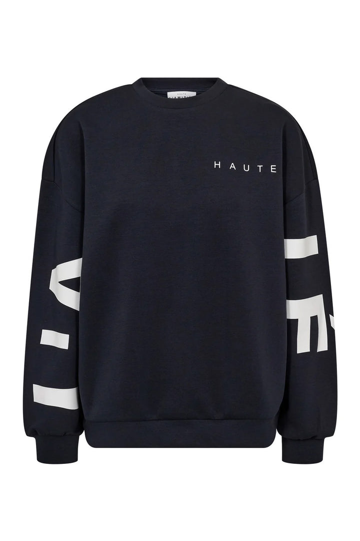 Maxi Split Logo Sweat - Navy