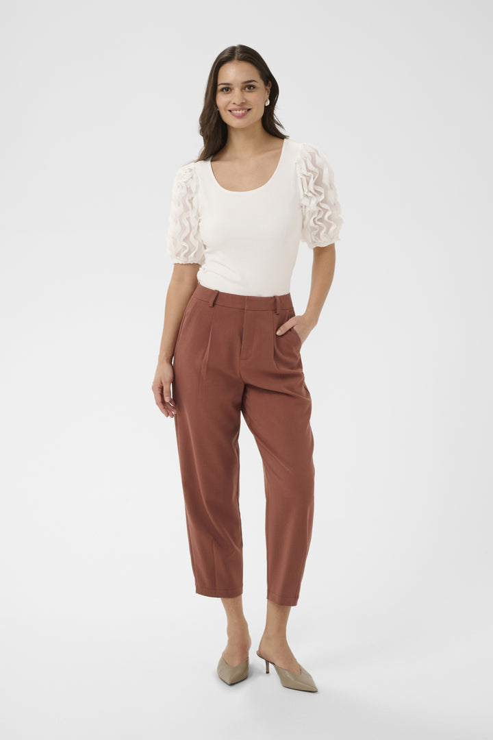 Kamerle 7/8 Pants Suiting - Henna