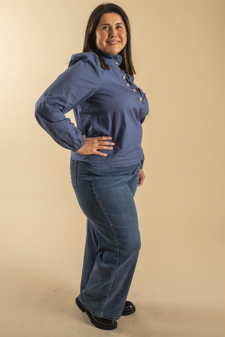 KAmeadow HighWaist Regular Fit Jeans - Medium blue denim