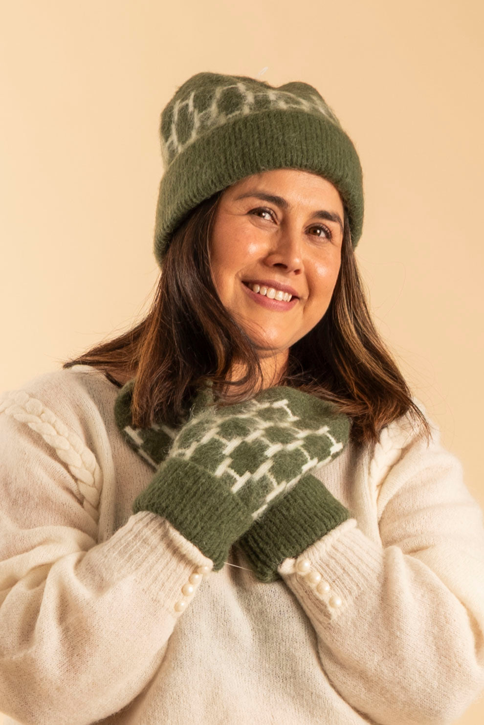 Gera Mittens - Winter Moss