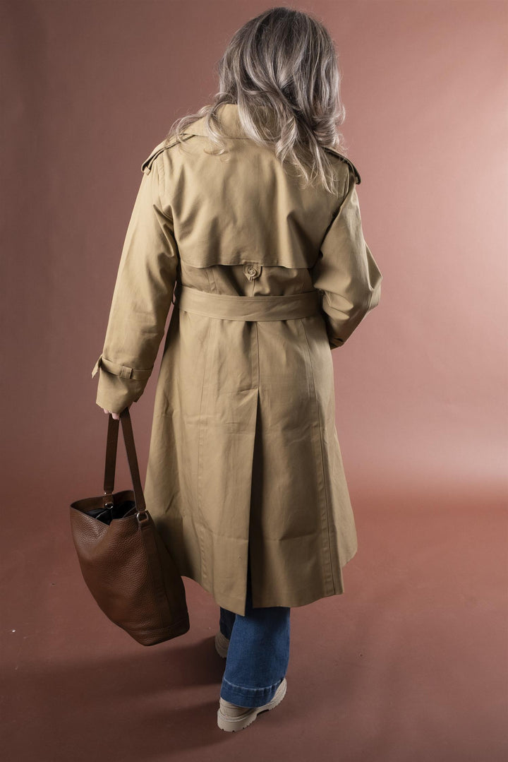 Audrey Trench Coat - Khaki