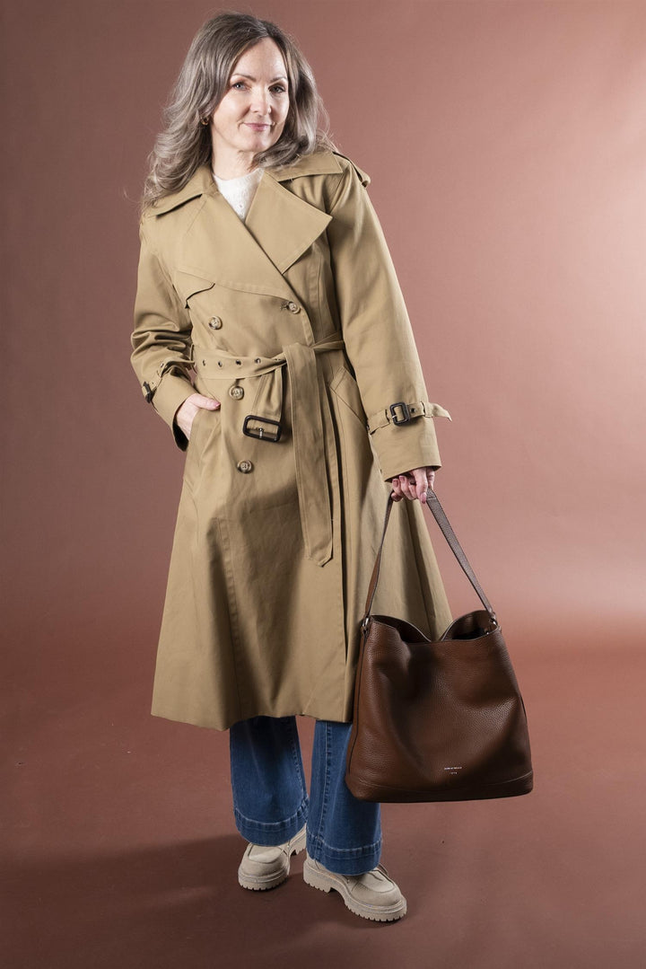 Audrey Trench Coat - Khaki