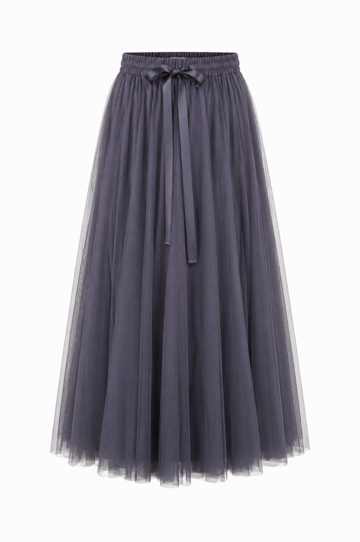 Tulle Skirt - Grå