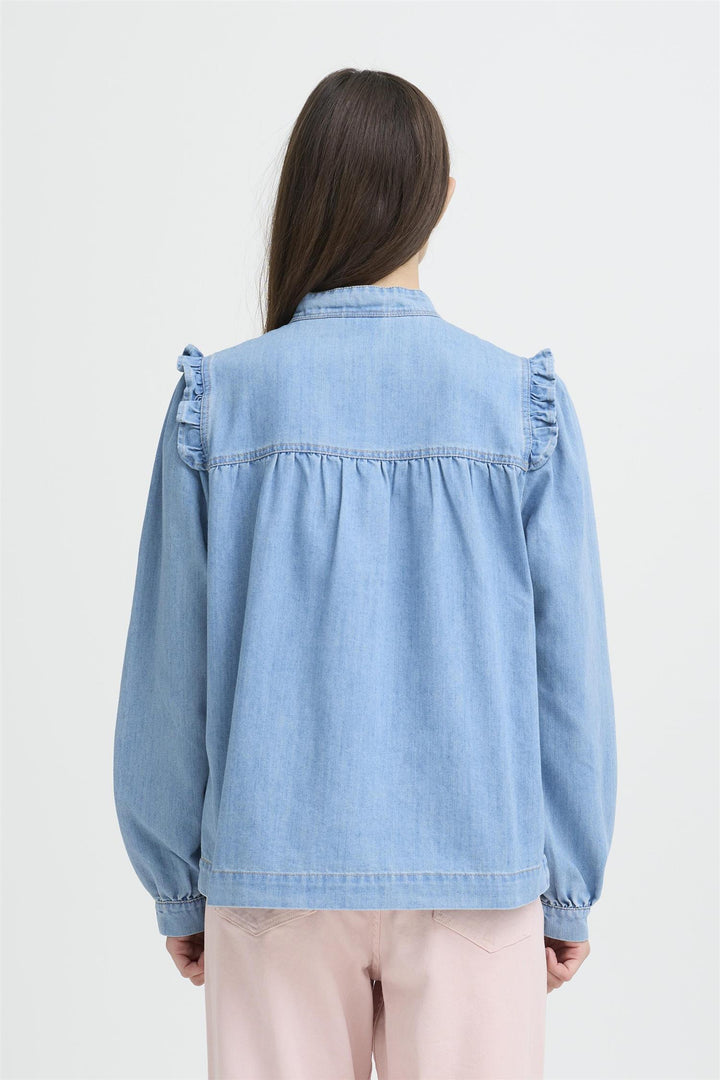 PZMALIA SHIRT - Light Blue Denim