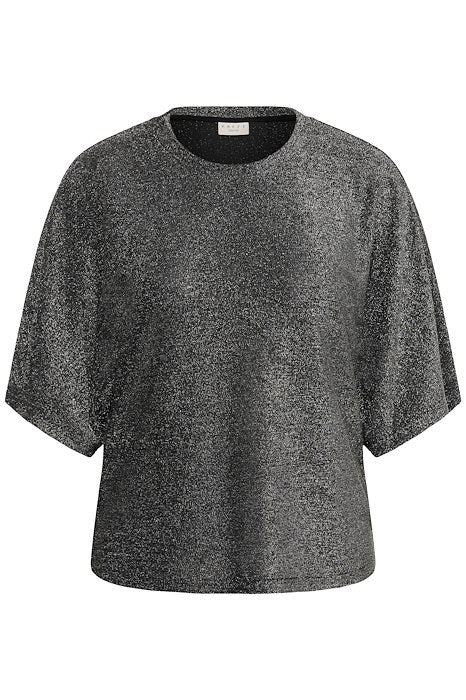 KCrebeccy T-Shirt - Silver black glitter