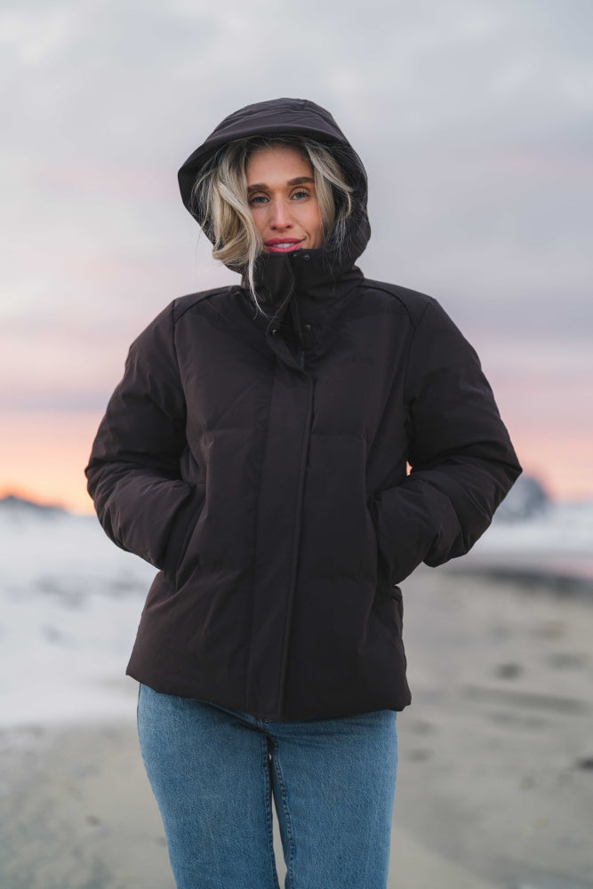 Dagny Down Jacket - Black coffee