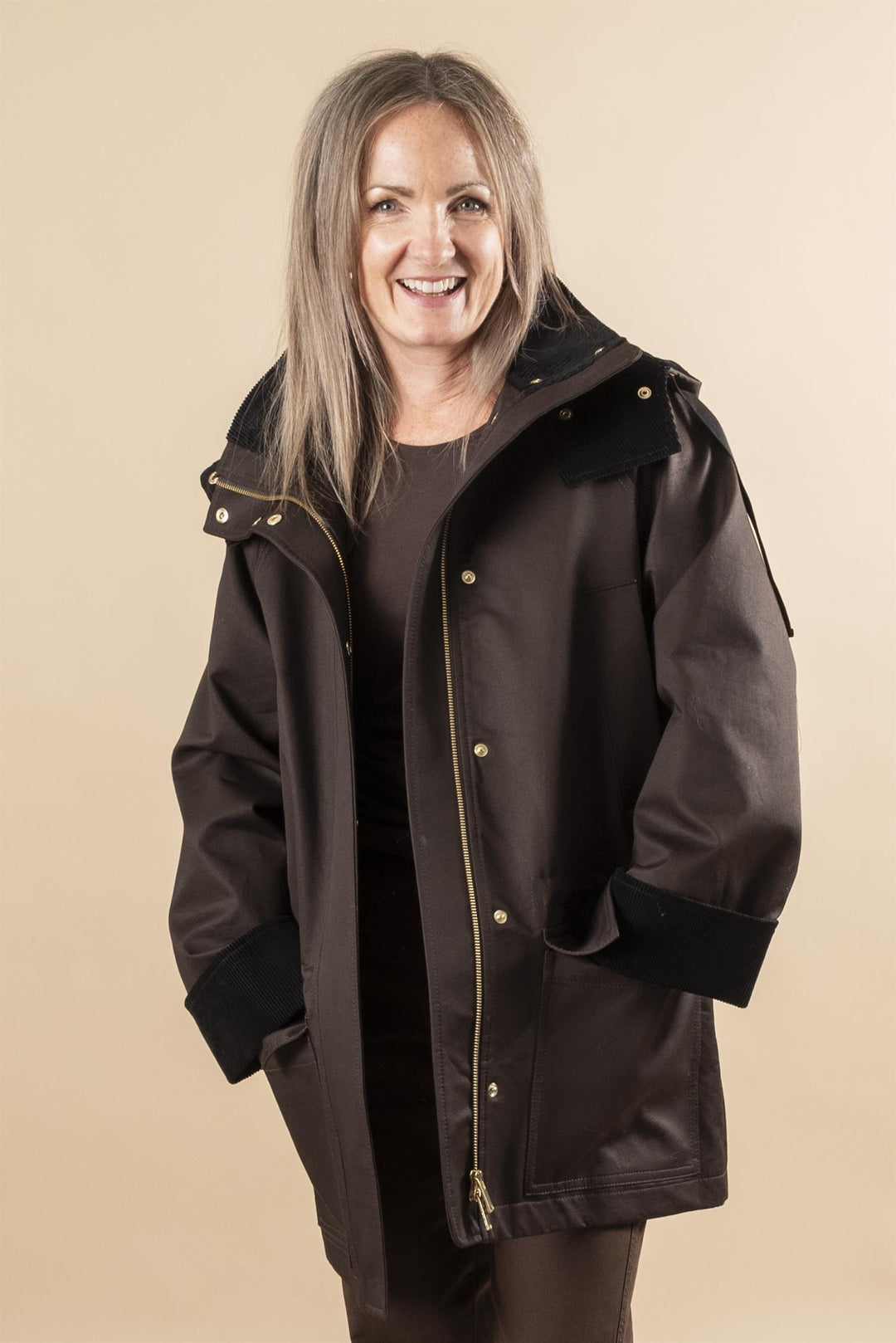 HUNTERY JACKET - Chocolate Brown