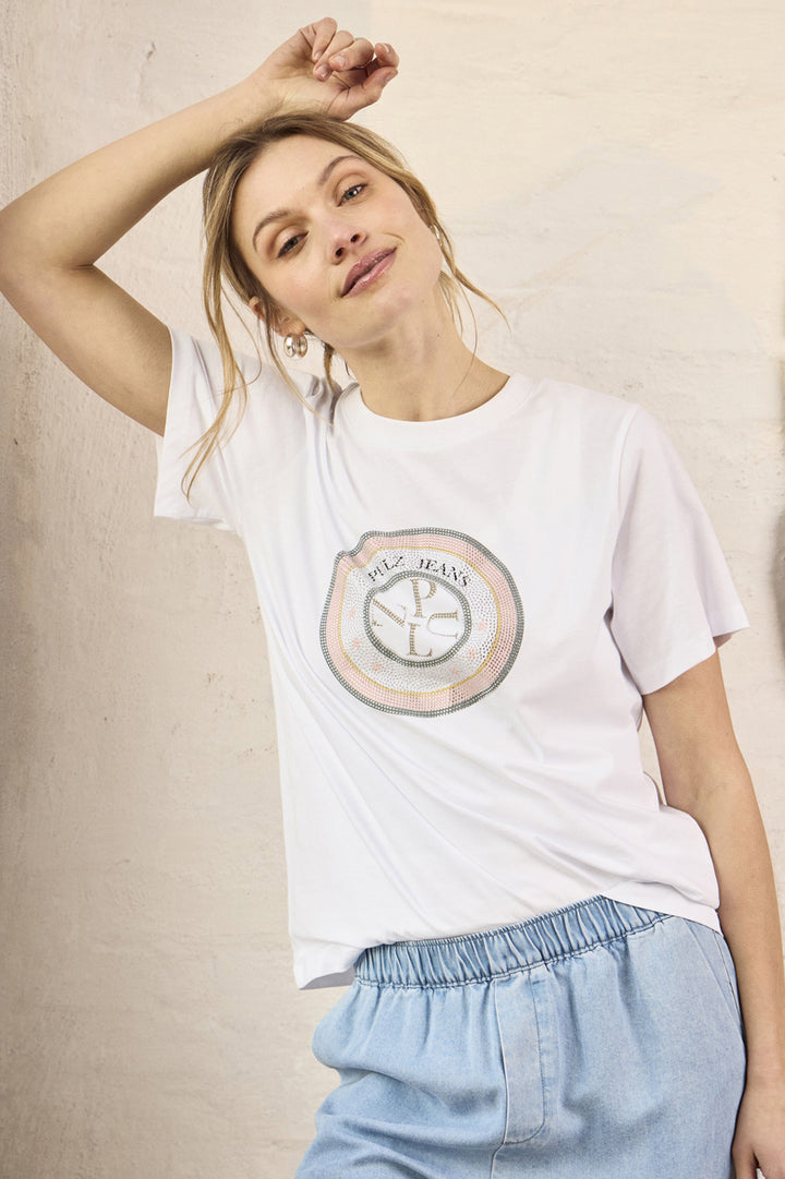 PZCHERI T-SHIRT - Bright White