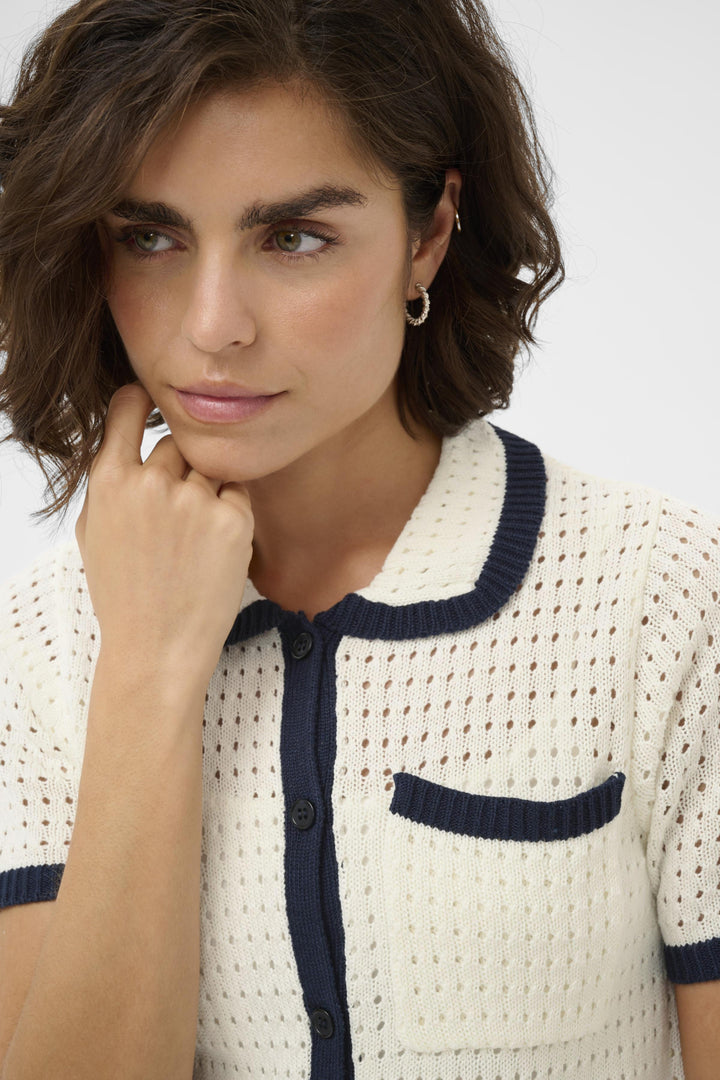 KAbrianna Knit Cardigan - Chalk