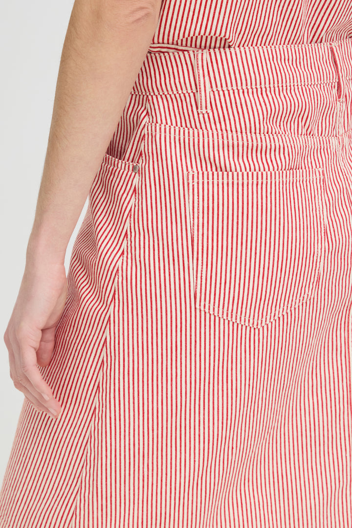 BYLARO A SKIRT - MOLTEN LAVA STRIPE