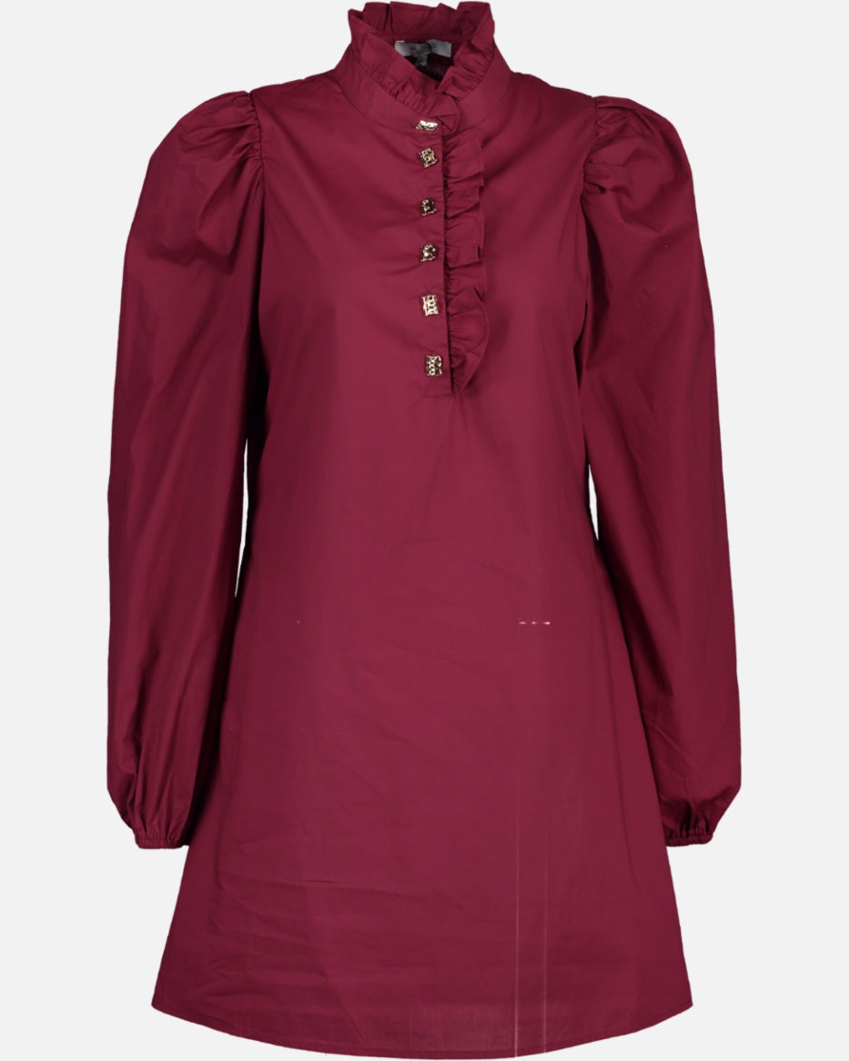Vanda Dress - Bordeaux
