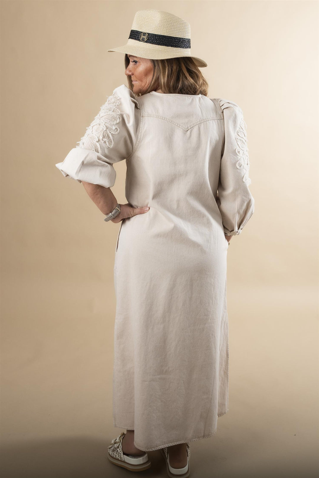 MelisseGO Dress - Creme Washed