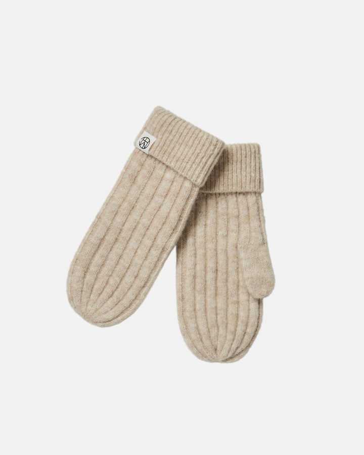 Hope Icon Mittens - Oatmeal Melange