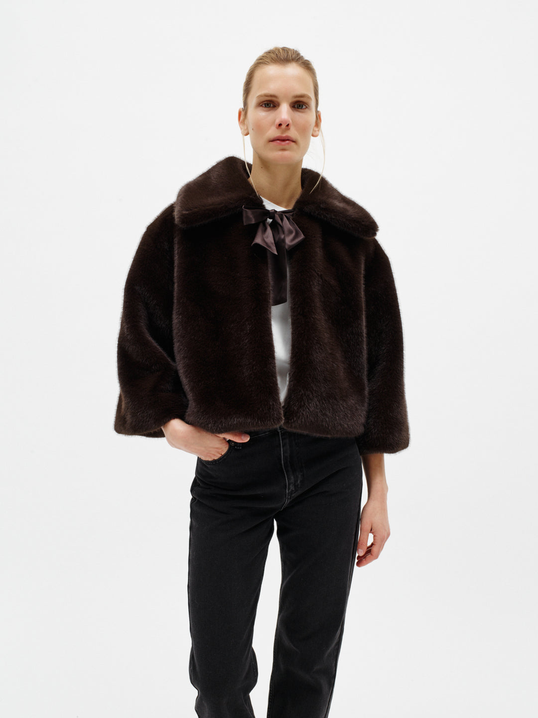 YASMINAH JACKET - Chocolate Brown