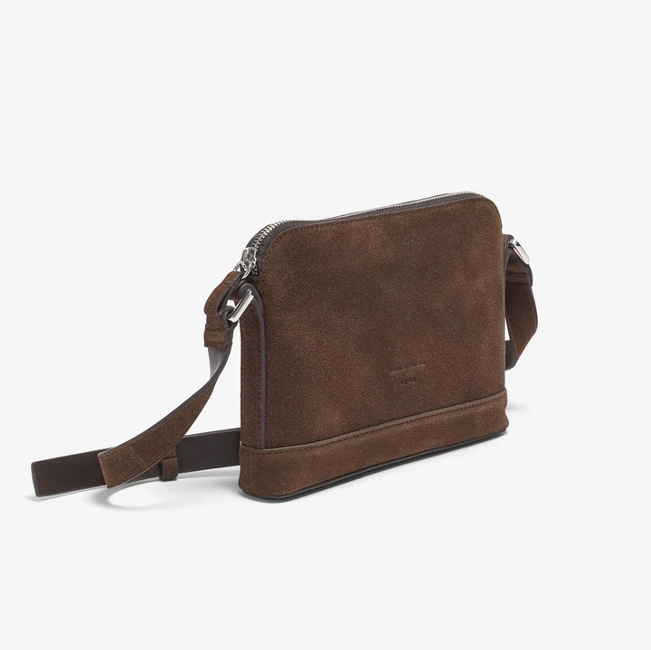 Diu Day Suede Bag  - Dark Brown