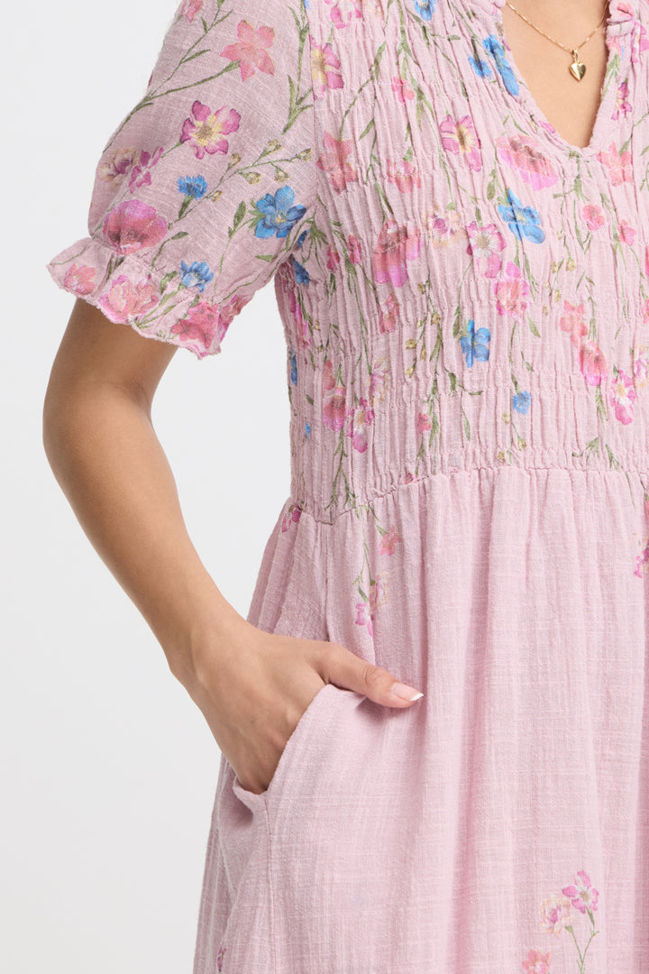 ALEXA Flower Dress - Barely There