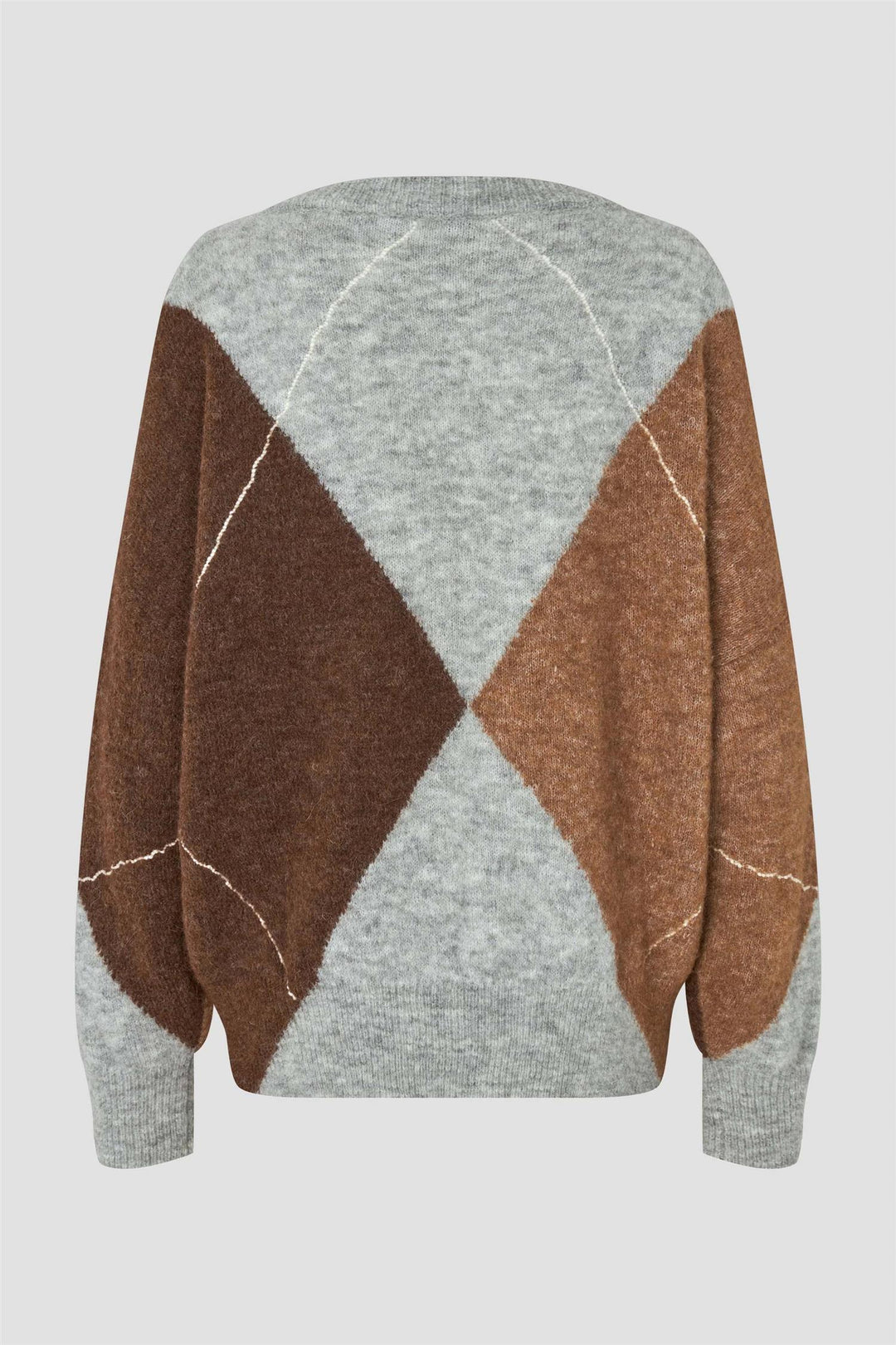 Forca Knit V-Neck - Lt Grey Mel