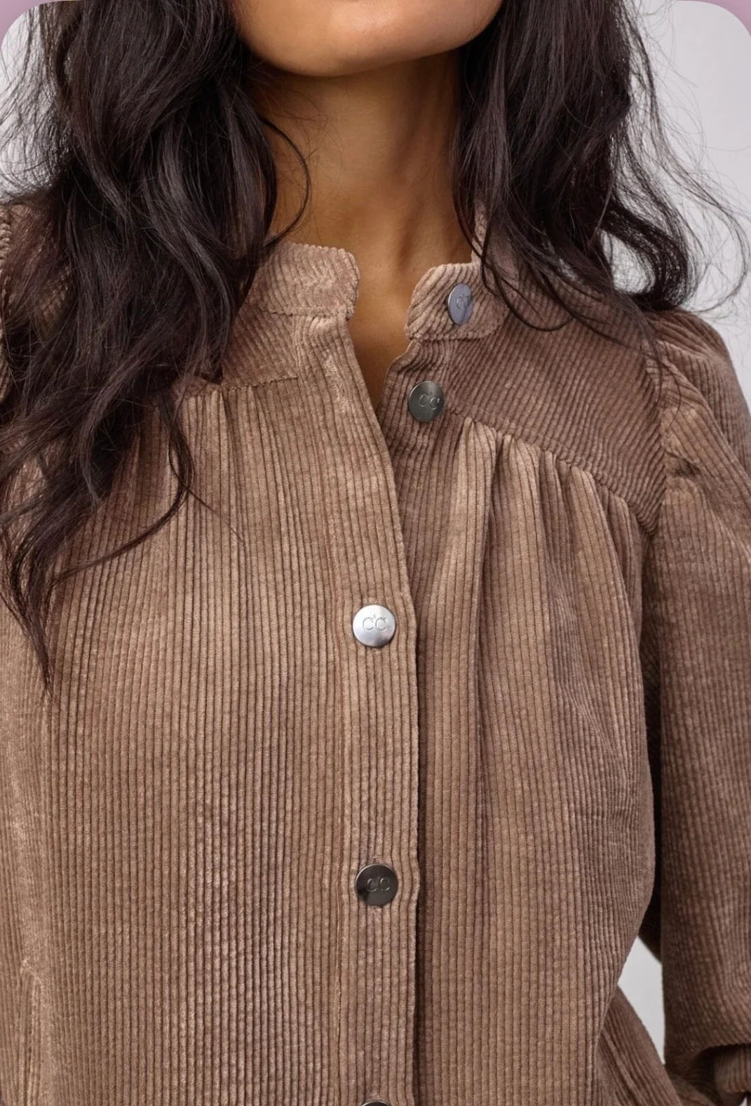 DaisyCC Cord Shirt - Walnut