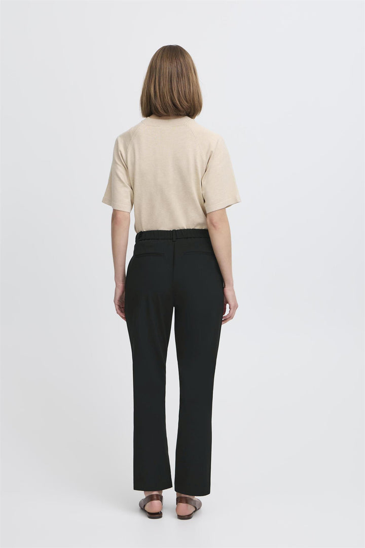 BYDANTA STRAIGTH PANTS - Black