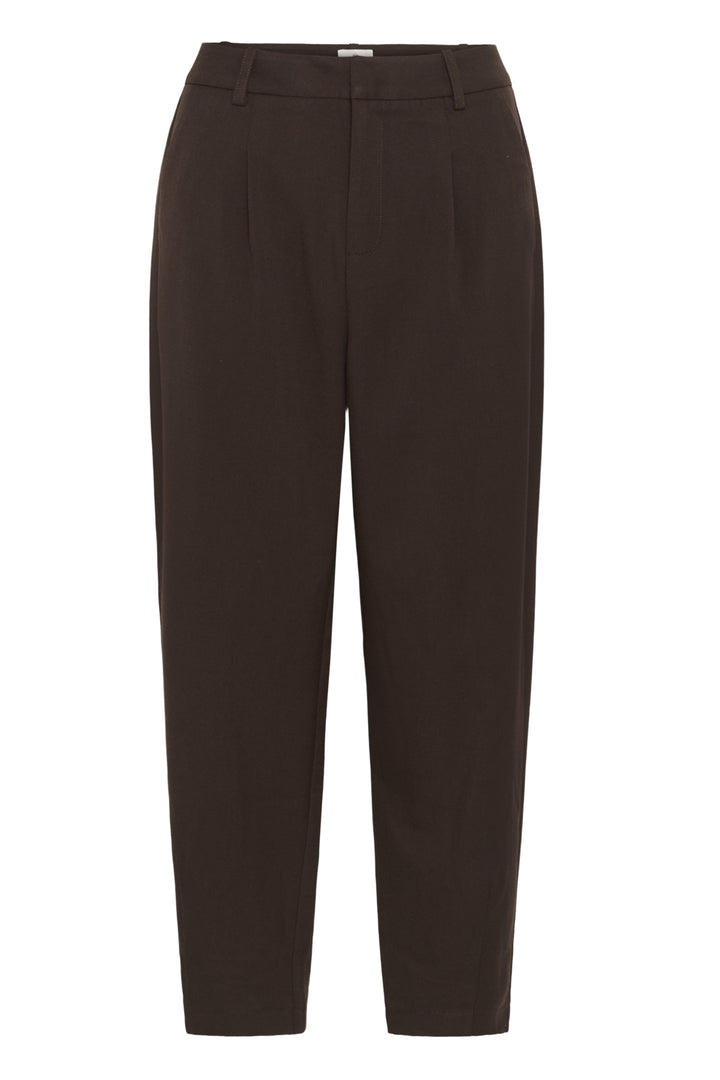Kamerle 7/8 Pants Suiting- Coffee Bean