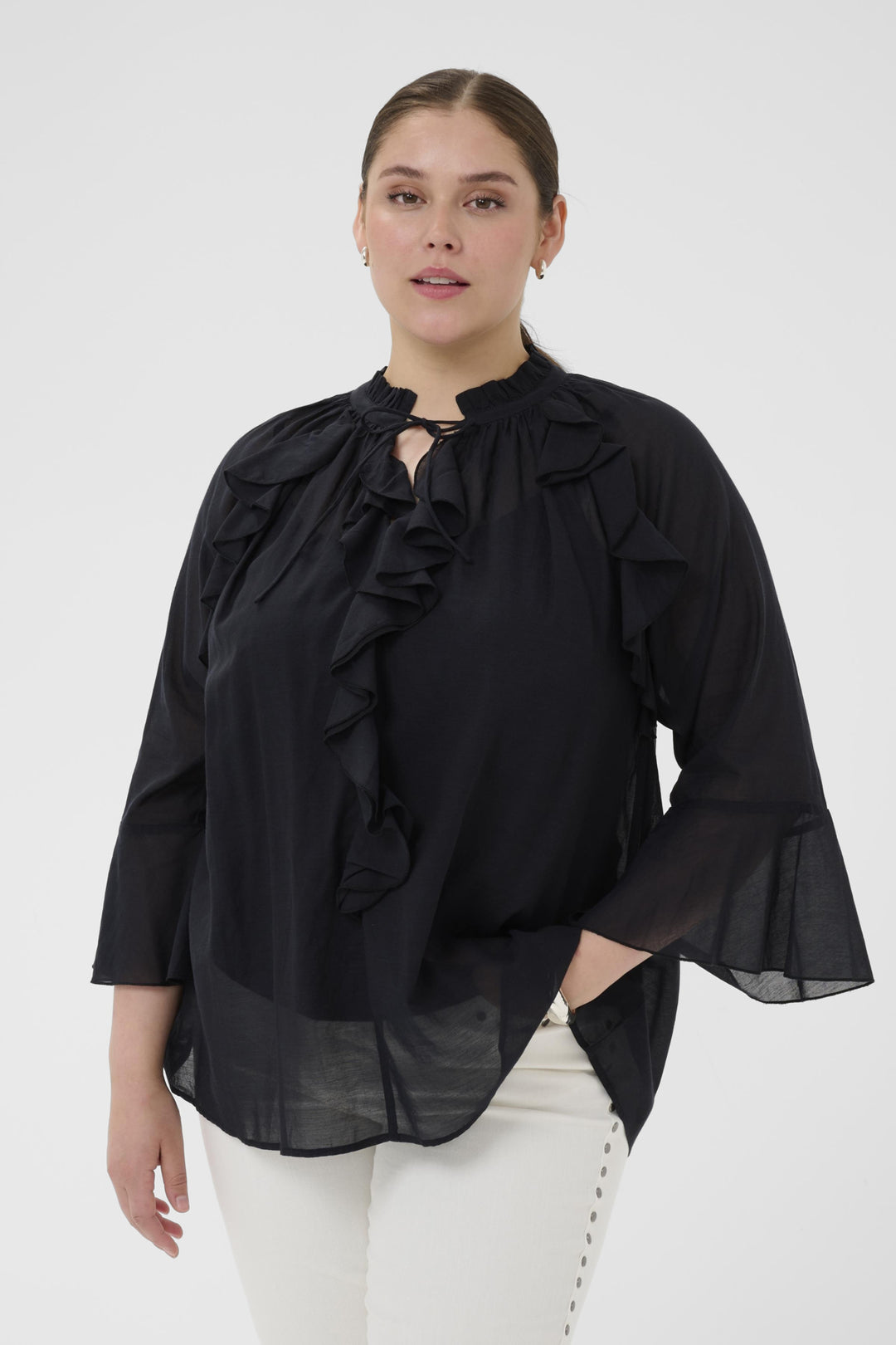 KCflori Blouse - Black