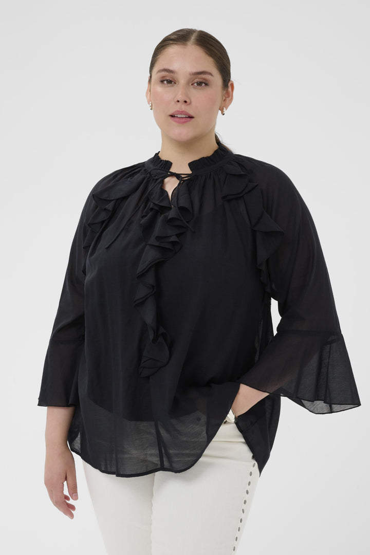 KCflori Blouse - Black
