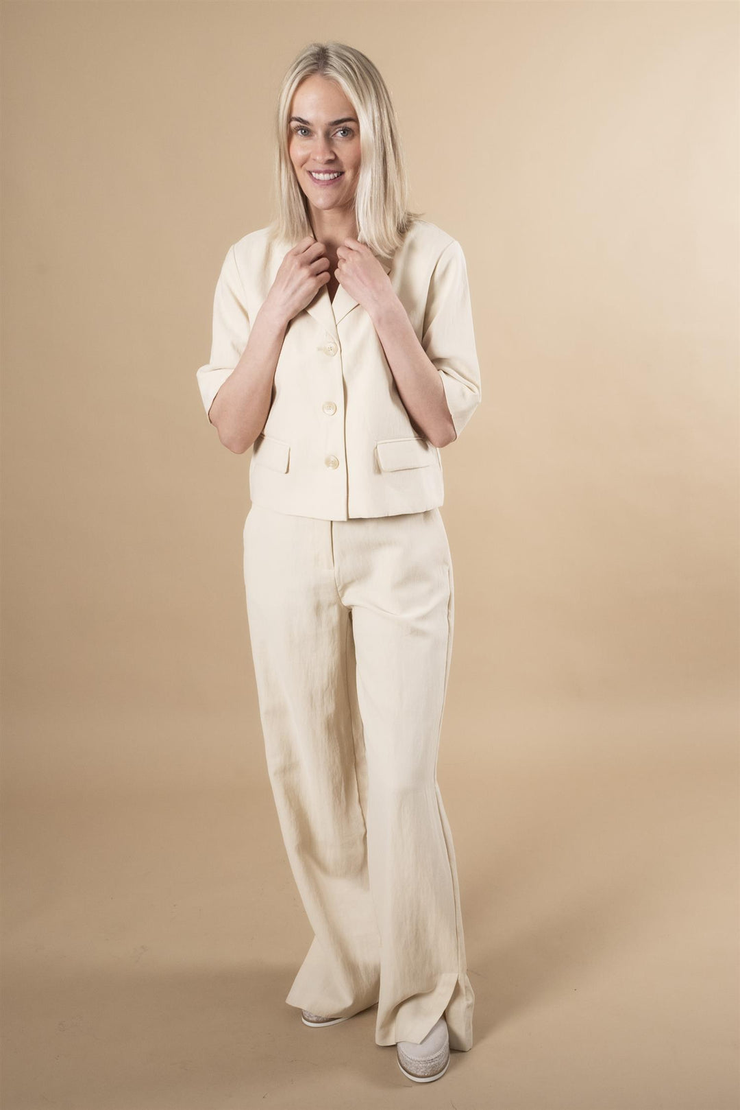 Keeley Edel Mira HighWaist Pant - Bleket Sand