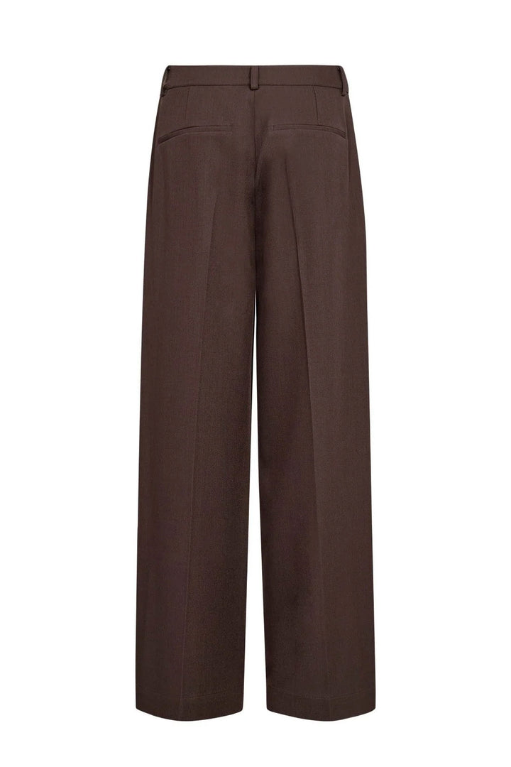Luna Wide Pant - Dark Brown