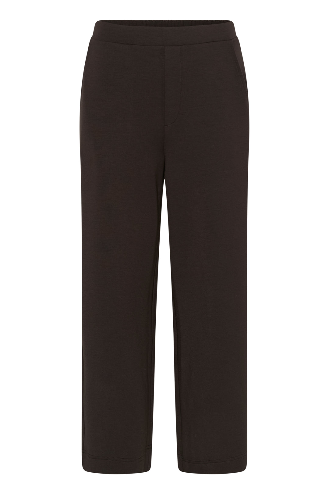 GINCETTE CROPPED PANT - Chocolate Brown