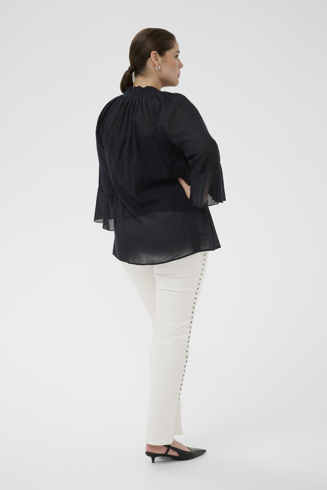 KCflori Blouse - Black
