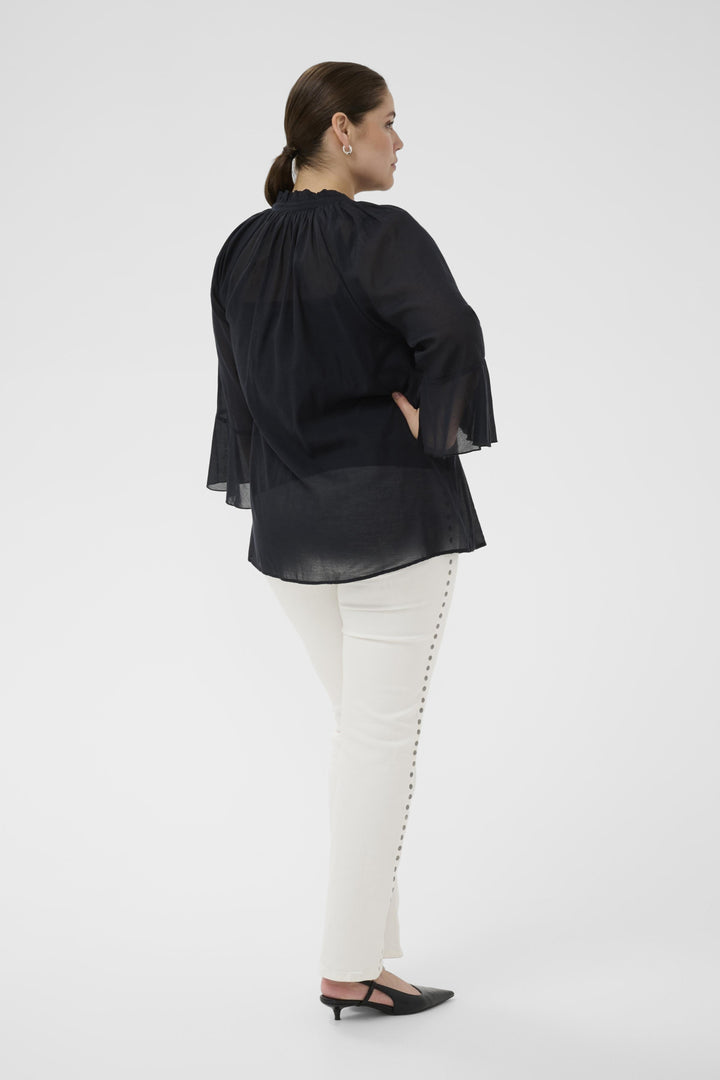 KCflori Blouse - Black