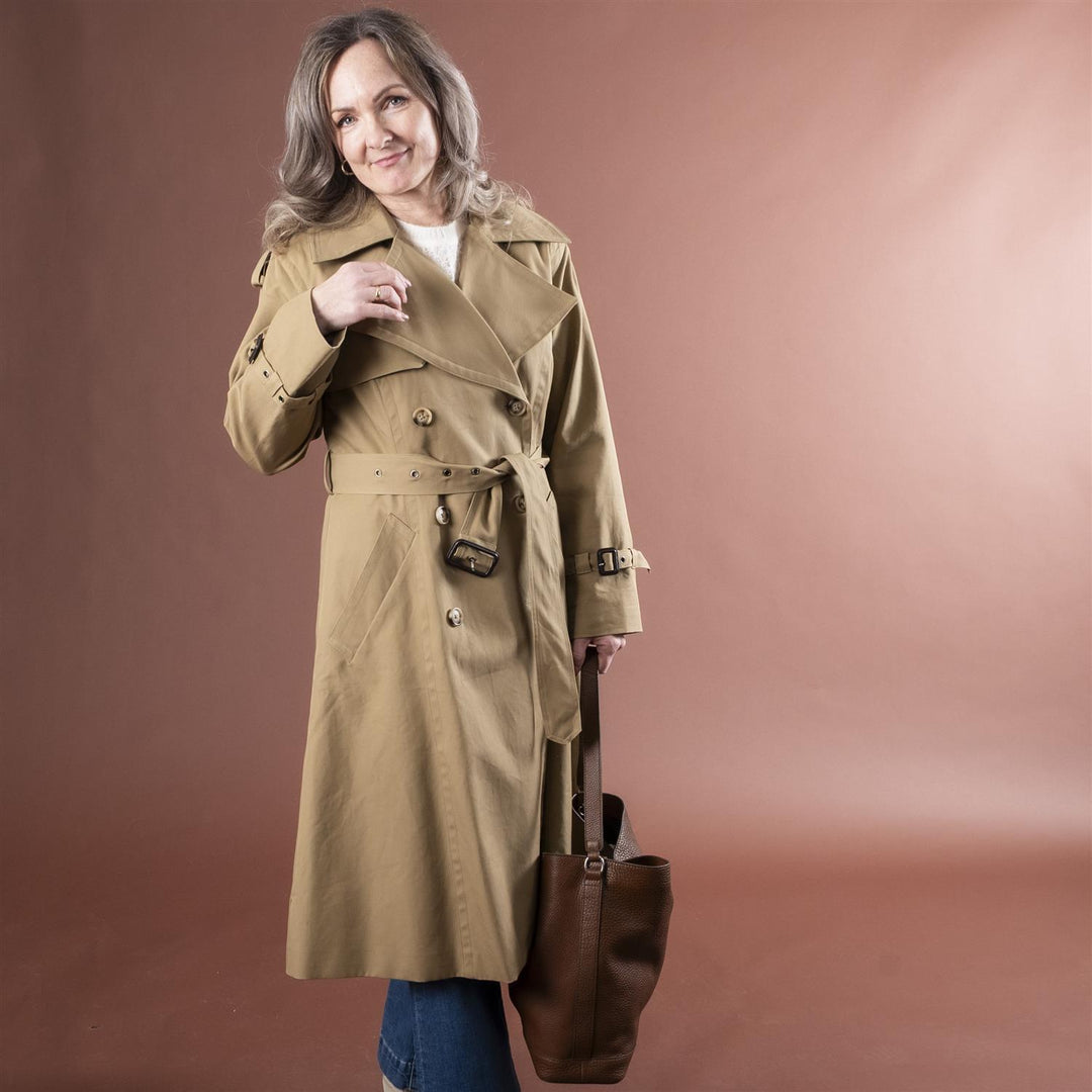 Audrey Trench Coat - Khaki