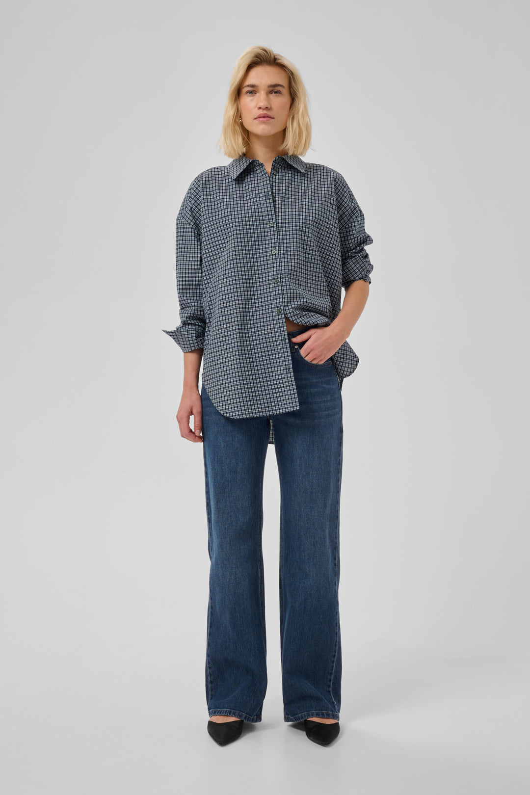 05 THE LOUIS 139 HIGH WIDE - Dark Blue Retro Wash
