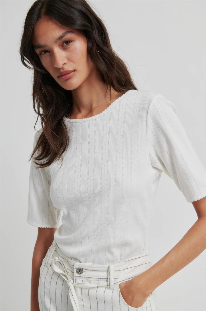 Rosia Shirt Sleeve Tee - Tofu