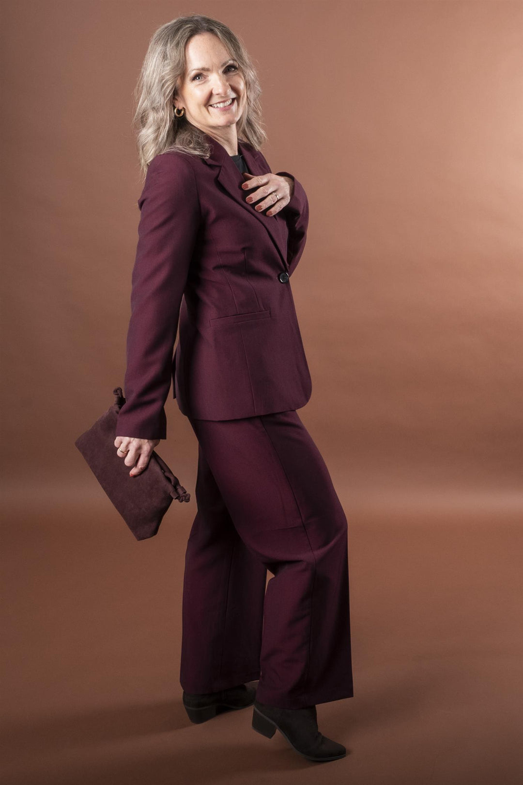 BYDANTA Classic Blazer 2 - Fig Melange