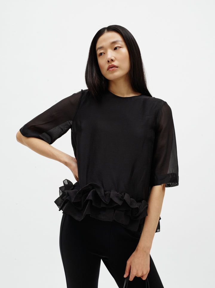 ORANGE TOP - Black