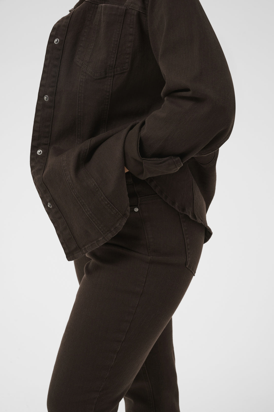 KCbree Straight Full Lenght Jeans - Coffee Bean
