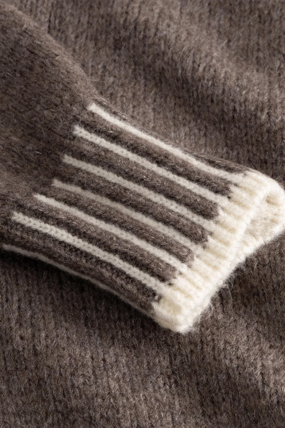 Nedra Knit Cardigan - Ash Brown Beige