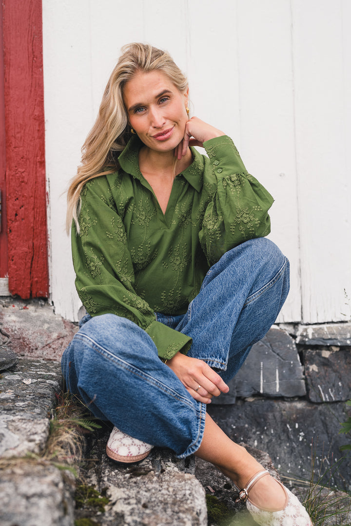 Camilla Top - Chive