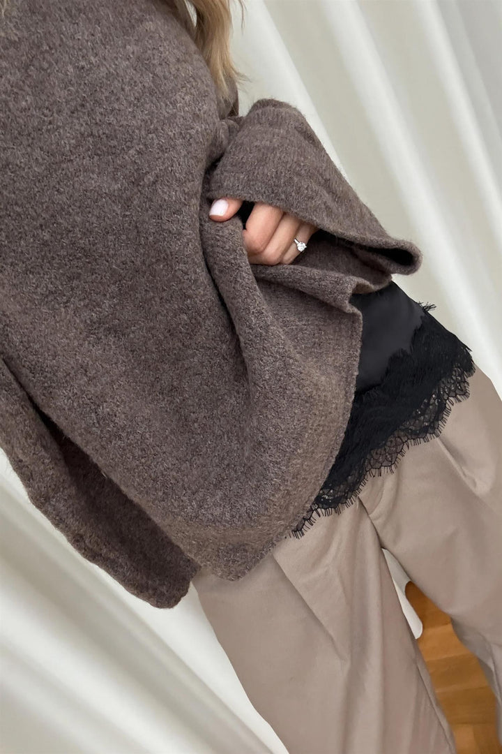 Lynzey Knit - Brown