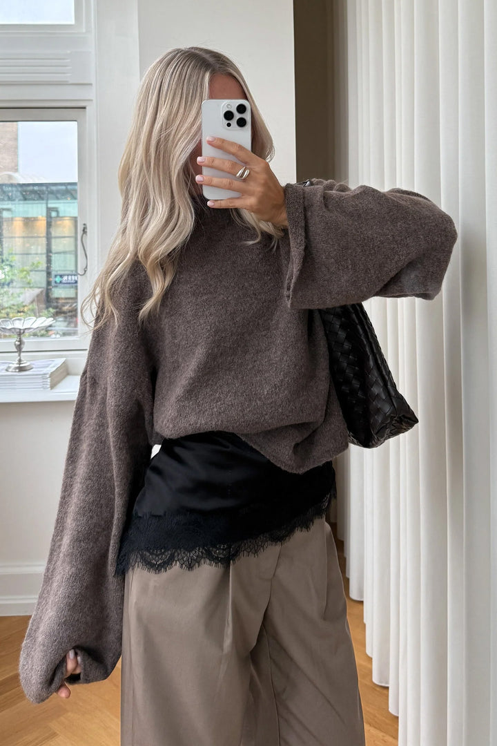 Lynzey Knit - Brown