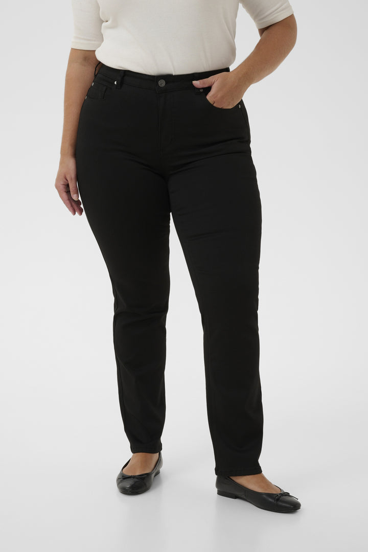 KCdina Straight Reg.length Jeans - Black Deep