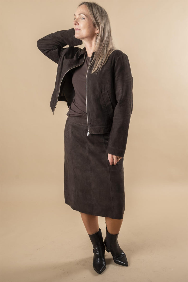Carynn Leather Jacket - Mole&