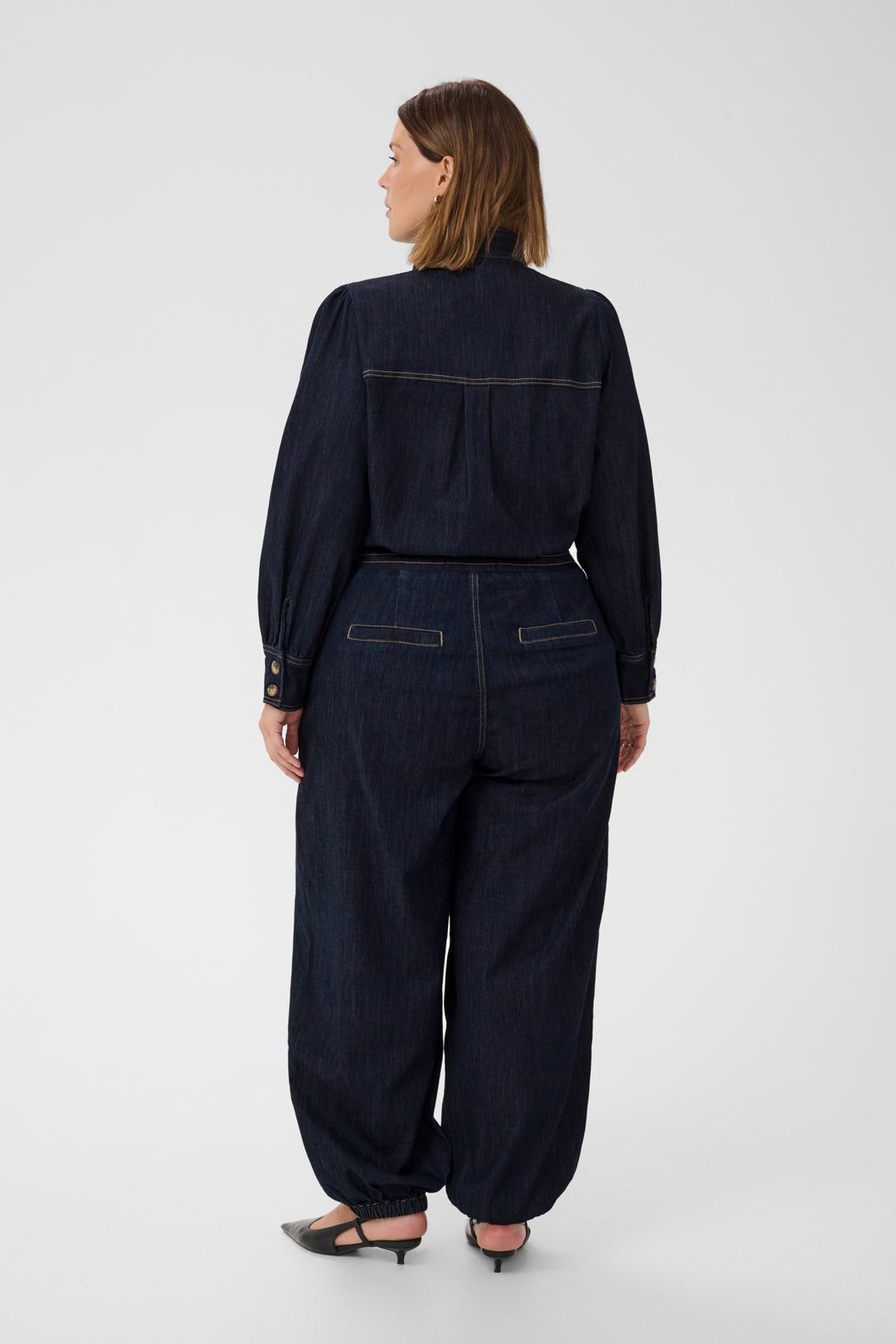 KCmally Denim Jeans - Raw blue denim