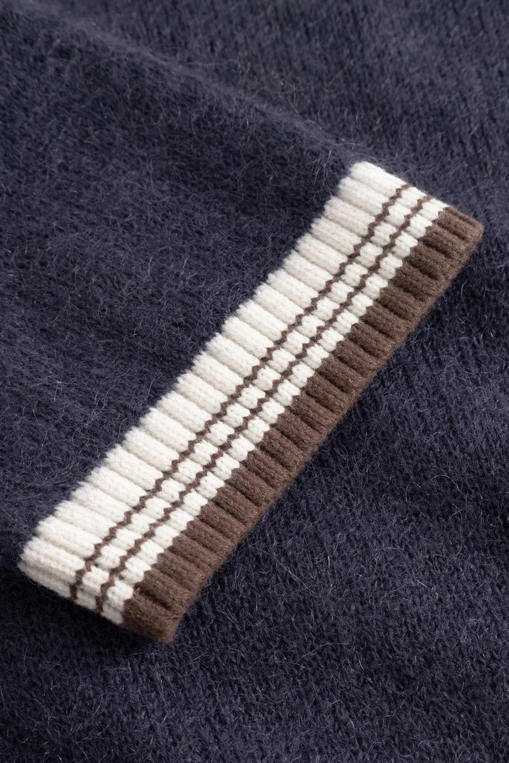 Marthy Knit - Navy Brown