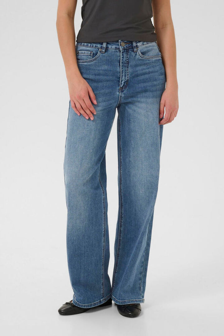 KAmeadow HighWaist Regular Fit Jeans - Medium blue denim