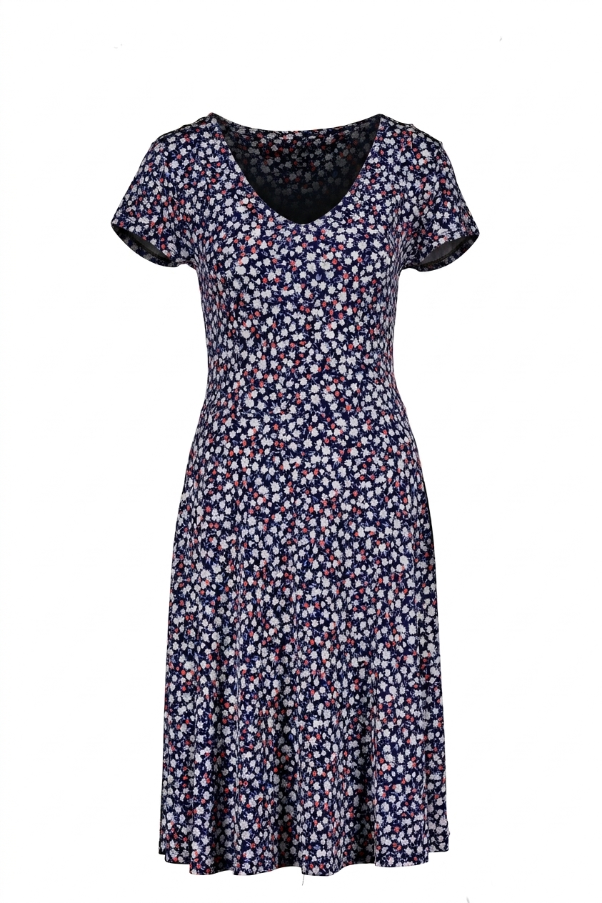 Laetitia Kelly Dress - Navy