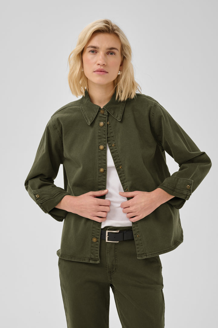 Linn Sofia 149 Shirt - Olive Night