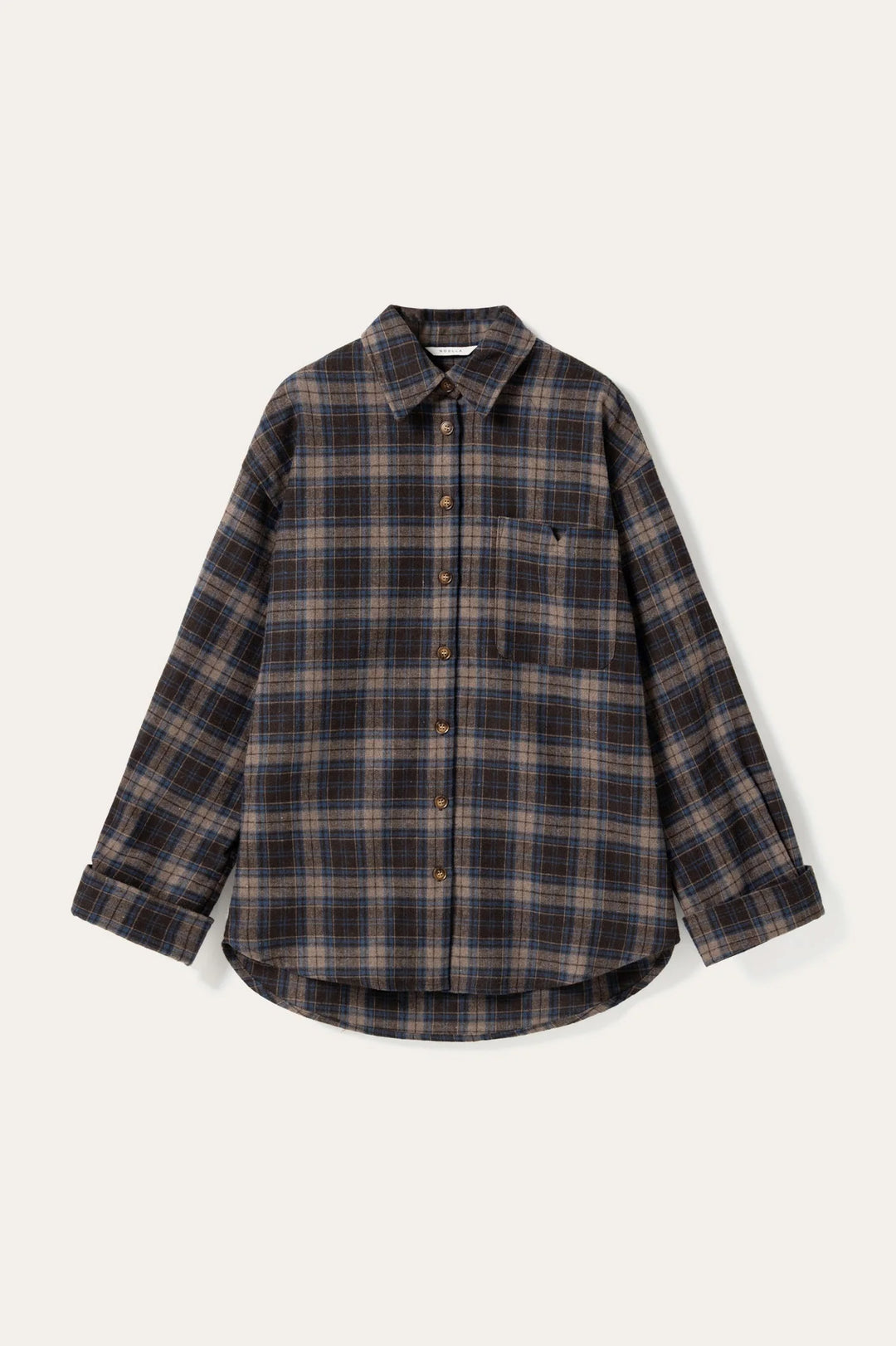 Marlon Shirt - Brown Blue