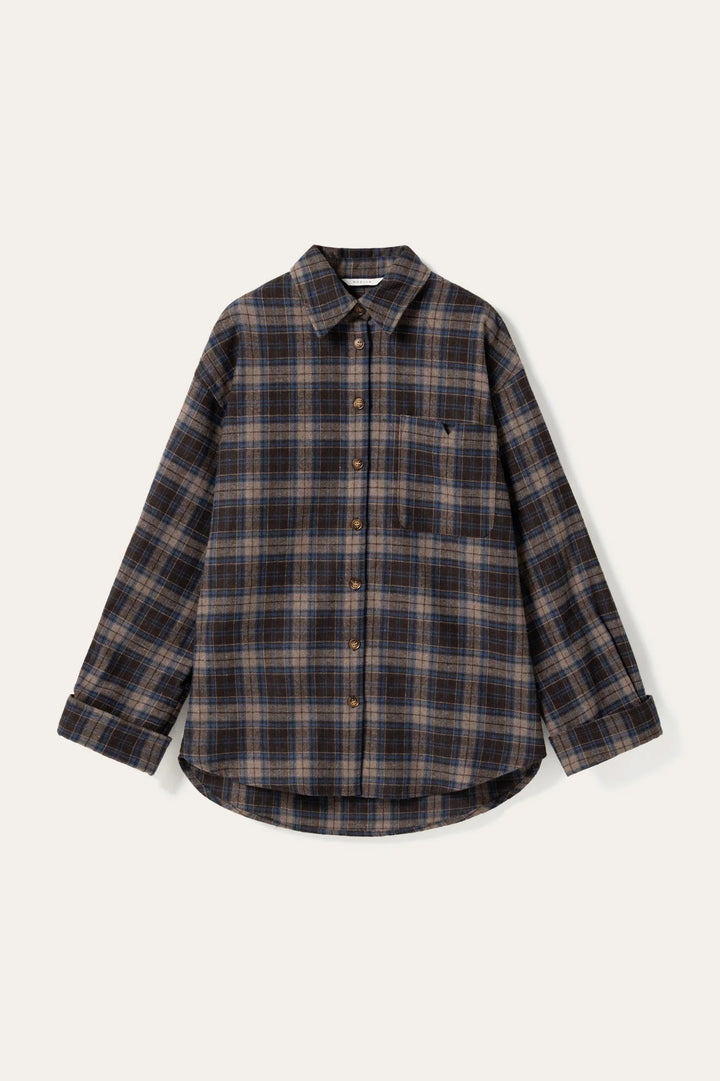 Marlon Shirt - Brown Blue